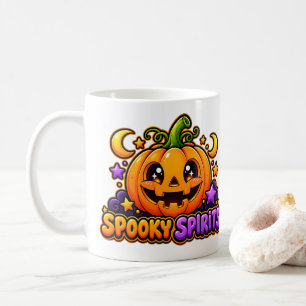 Mopshartige Griezelige Geesten Pompoen Halloween K Koffiemok