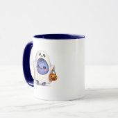 Mopshartor Halloween-beker Mok (Voorkant links)