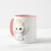 Mopshengel Kitten Mok (Voorkant links)