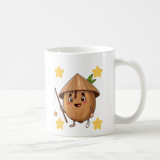 Mopshengel met conische hoed Cartoontheekanne Koffiemok