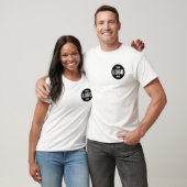 Mopshirts met aangepaste QR-code: Promoot uw bedri T-shirt (Unisex)