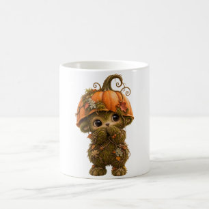 Mopshoge Pompoen Boswezen Mok – Herfst Halloween