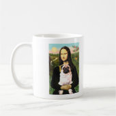 Mopshond 3 (vos) - Mona Lisa Koffiemok (Links)
