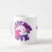 Mopshond Axolotl Salamander Koffiemok (Voorkant links)