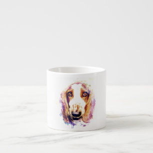 Mopshond Basset Hound Hondengezicht Koffiemok Kop