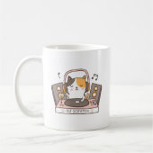 Mopshond DJ Scratch Kitty Cat Stomme Beker Koffiemok (Links)