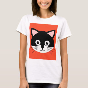 Mopshond Gezicht Kleurrijke Illustratie T-shirt