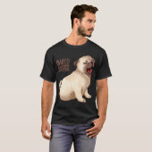 Mopshond heeft koffie nodig t-shirt (Voorkant volledig)