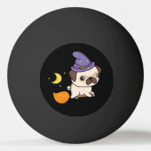 Mopshond Heks Ping Pong Ballen (Achterkant)
