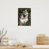 Mopshond (hertenkleur 2) - Ophelia Zittend Poster (Keuken)