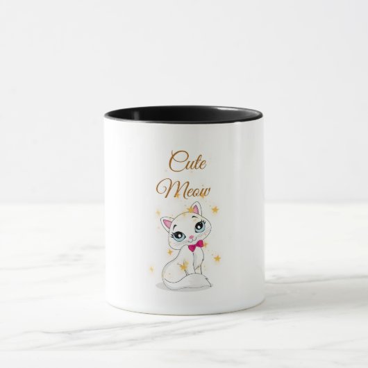 Mopshond Kat Koffiemok Mok (Midden)