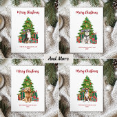 Mopshond Kerstkaart