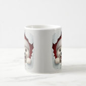 Mopshond Kerstmug van IJsbeer Koffiemok (Center)