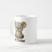 Mopshond Koala Koffiemok (Voorkant links)