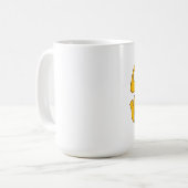 Mopshond koffiemok (Voorkant links)
