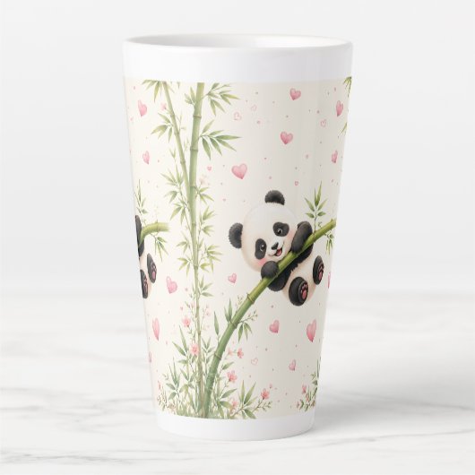 Mopshond Latte Mok (Voorkant)