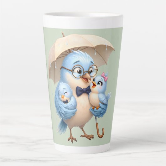 Mopshond Latte Mok Voor Papa (Voorkant)