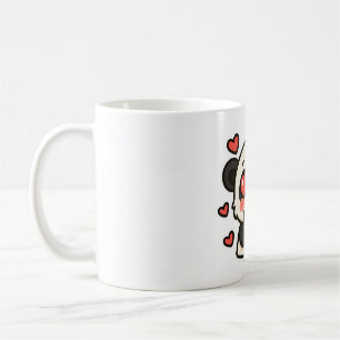 Mopshond-liebemok - Kawaii-hartogenontwerp Koffiemok