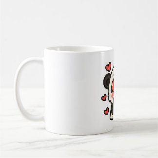 Mopshond-liebemok - Kawaii-hartogenontwerp Koffiemok