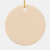 Mopshond met bril keramisch ornament (Achterkant)