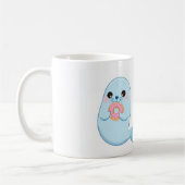 Mopshond met Donut Kinderen Mok  (Links)