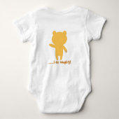 Mopshond met mij Baby Shower Persoonlijk  Romper (Achterkant)