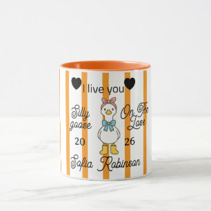 Mopshond met roze streep gepersonaliseerde mok