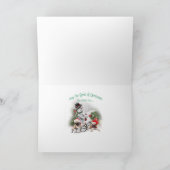 Mopshond, moge de kerstgeest bij u zijn Kaart (Binnen)