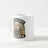 Mopshond mok | Emotionele Steun Snacker (Voorkant links)