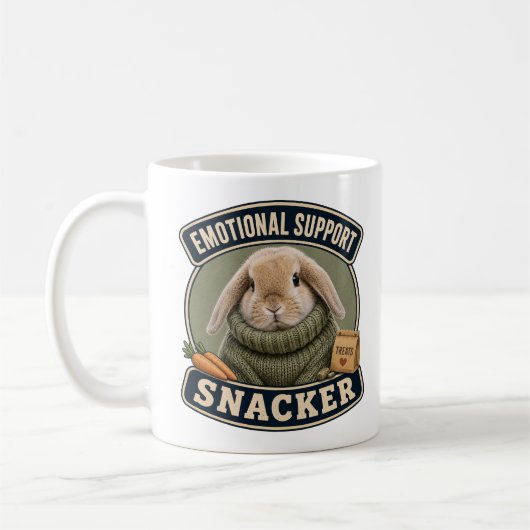 Mopshond mok | Emotionele Steun Snacker (Links)