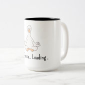 Mopshond mok "Innerlijke vrede laden" – Grappig (Voorkant rechts)