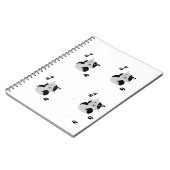 Mopshond mok notitieboek (Linkerzijde)