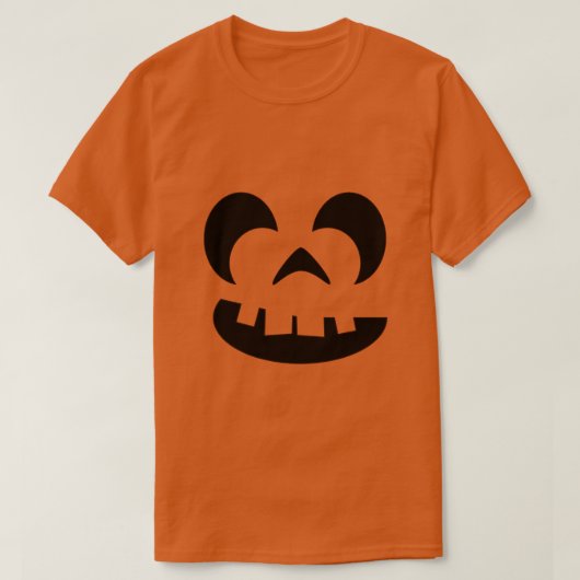 Mopshond Pompoen Jack O Lantern Halloween T-shirt (Design voorkant)