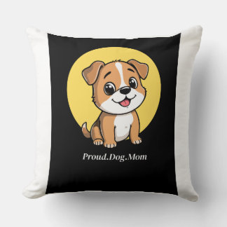 Mopshond Proud Dog Moeder Worp Kussen - Aangepaste