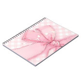 mopshond roze lint notebook notitieboek (Linkerzijde)