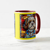 Mopshond Shih Tzu Drinkbeker Mok (Voorkant rechts)