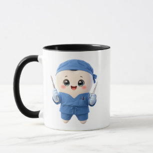 Mopshond Tandchirurg Mok – Grappig Tandarts Cadeau