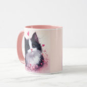 Mopshondengezicht Mok - Cadeau voor Kattenliefhebb (Voorkant links)