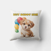 Mopshondje “Beste Bud Ever” Design Kussen (Achterkant)