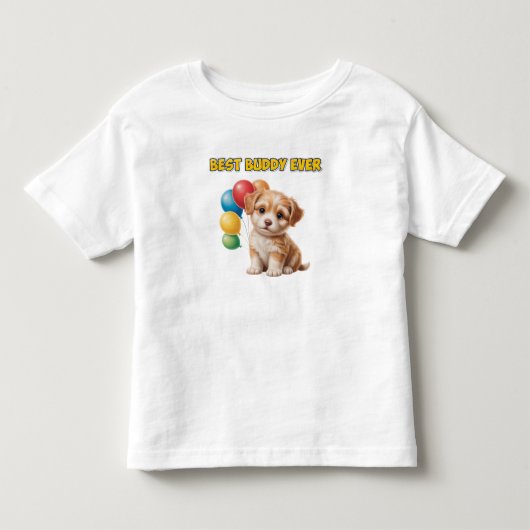 Mopshondje “Beste vriend ooit” ontwerp Kinder Shirts (Voorkant)