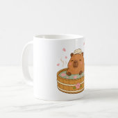 Mopshondje Capybara Sakura Onsen Kersenbloesem Mok (Voorkant links)