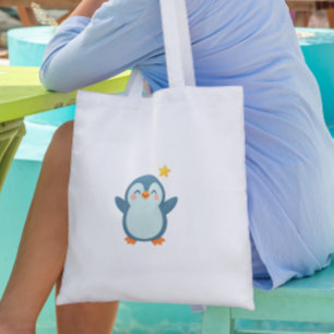 Mopshondje Cartoon Sticker voor Kinderen Tote Bag