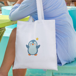 Mopshondje Cartoon Sticker voor Kinderen Tote Bag