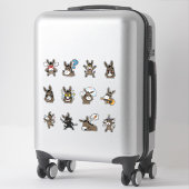 Mopshondje Emoji Sticker Pack (Koffer)