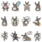 Mopshondje Emoji Sticker Pack (Voorkant)