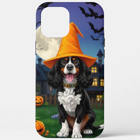 Mopshondje met Halloween-geest is schattig Case-Mate iPhone Case (Achterkant)