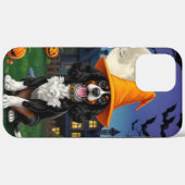 Mopshondje met Halloween-geest is schattig Case-Mate iPhone Case (Achterkant (horizontaal))