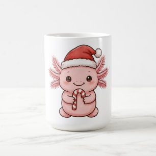 Mopshondje met Kerstmuts en Suikerstok Kerstmok Koffiemok