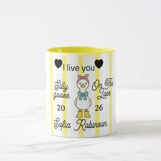 Mopshondje met roze streep gepersonaliseerde mok (Midden)