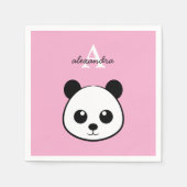 Mopshondjes servetten – gepersonaliseerd monogram  (Voorkant)